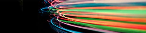 Colourful optical fibres